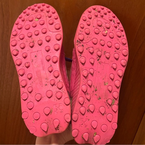 Off-White Pink and Orange Athletic Shoes - Picture 5 of 5